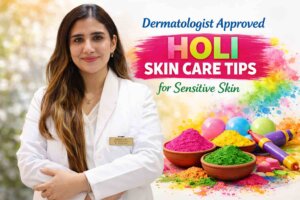 Read more about the article Dermatologist-Approved Holi Skin Care Tips for Sensitive Skin